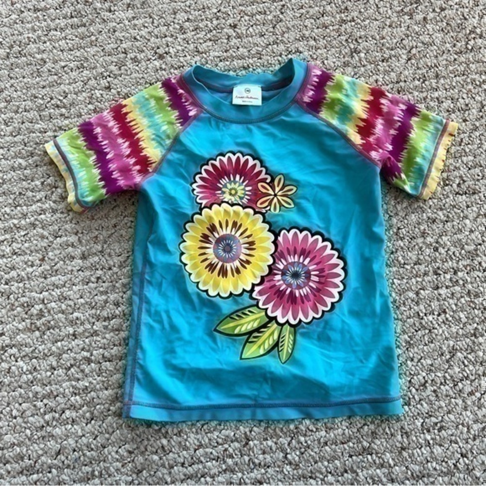 Hanna Andersson Girls Swim Top Shirt Cover Up Size 140 - US Size 10